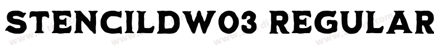 StencilDW03 Regular字体转换 StencilDW03 Regular字体转换